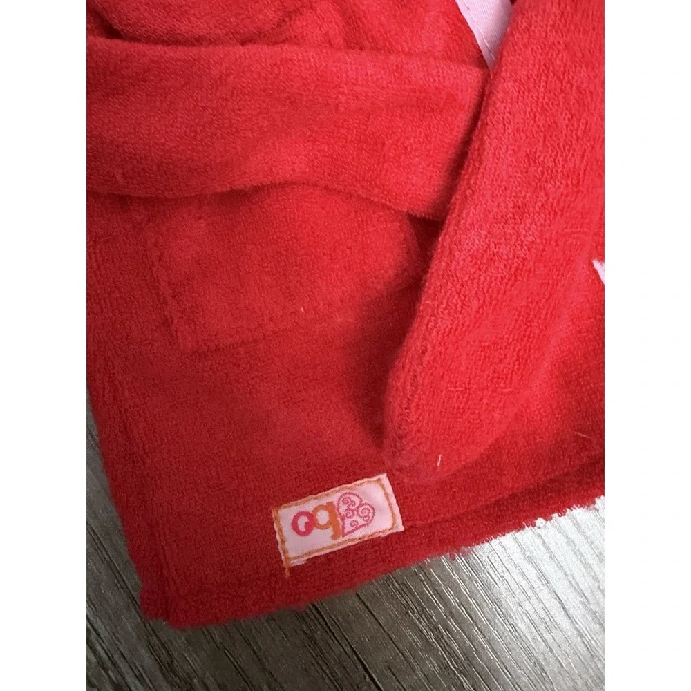 og dolls cherry robe red hooded Clothing Battat Our Generation